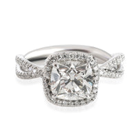 David Yurman Lanai  Diamond Engagement Ring in Platinum GIA G VVS2 1.93ctw