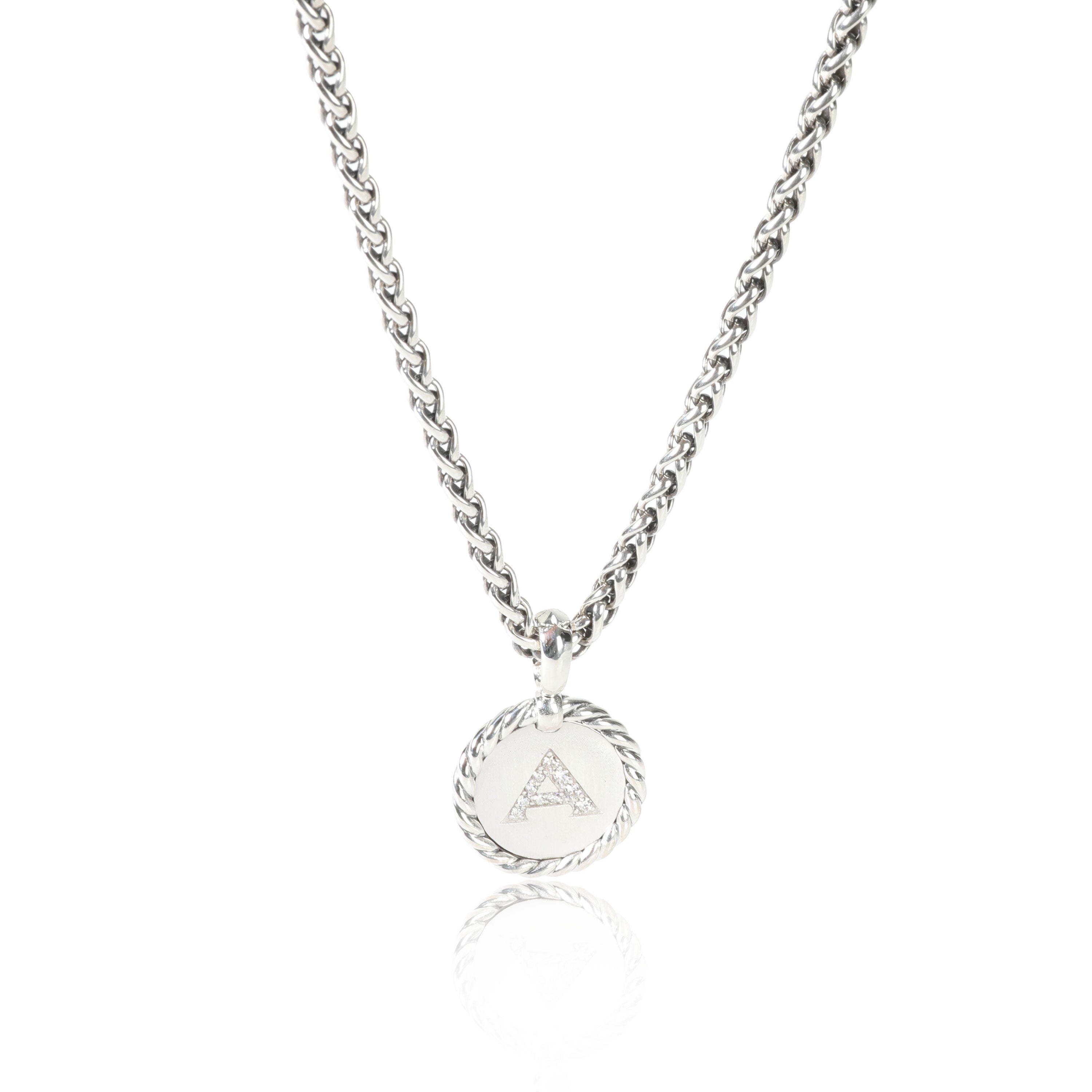 David Yurman Diamond Initial