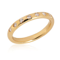 Tiffany & Co. Elsa Peretti Stacking Diamond Band in 18K Yellow Gold 0.16 CTW