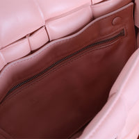 Bottega Veneta Peachy Maxi Intrecciato Leather Padded Cassette Bag