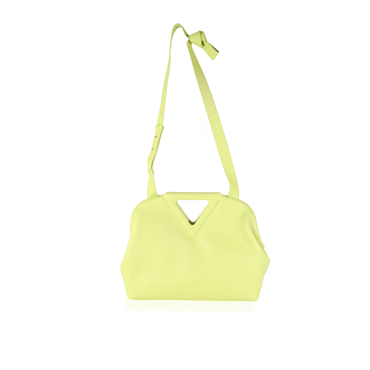 Bottega Veneta Point Medium Bag in 'Seagrass' Yellow Calfskin Leather  Pony-style calfskin ref.936133 - Joli Closet