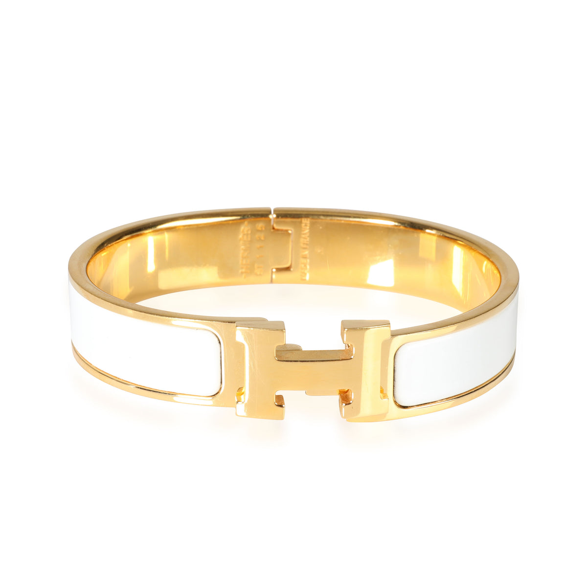 Hermès Clic H Bracelet in Gold Plated, myGemma