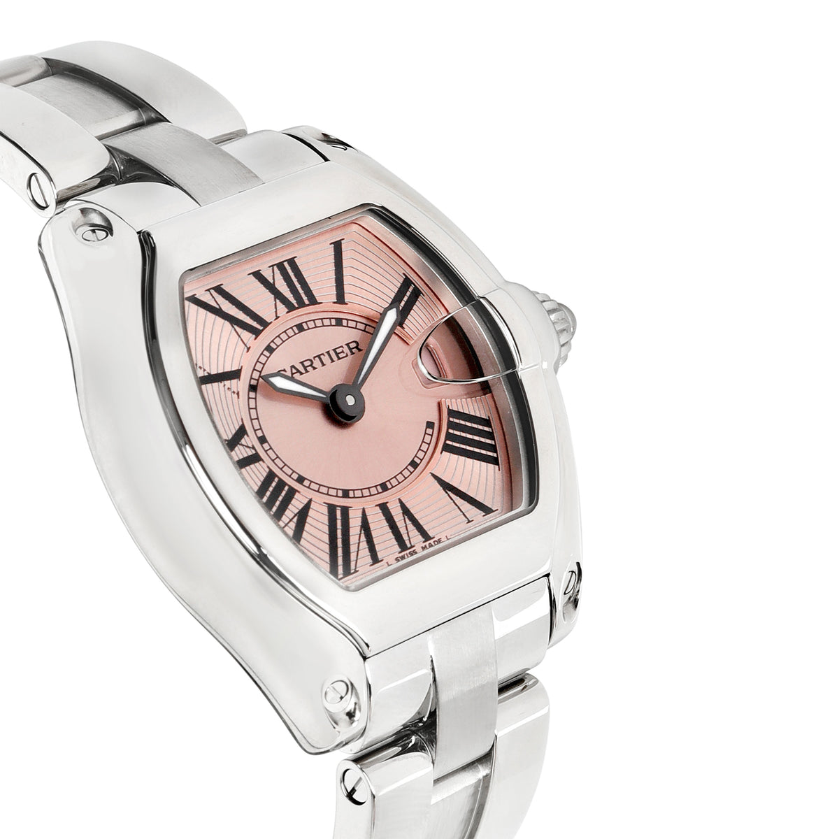 Cartier Roadster W62017V3 Womens Watch in  Stainless Steel