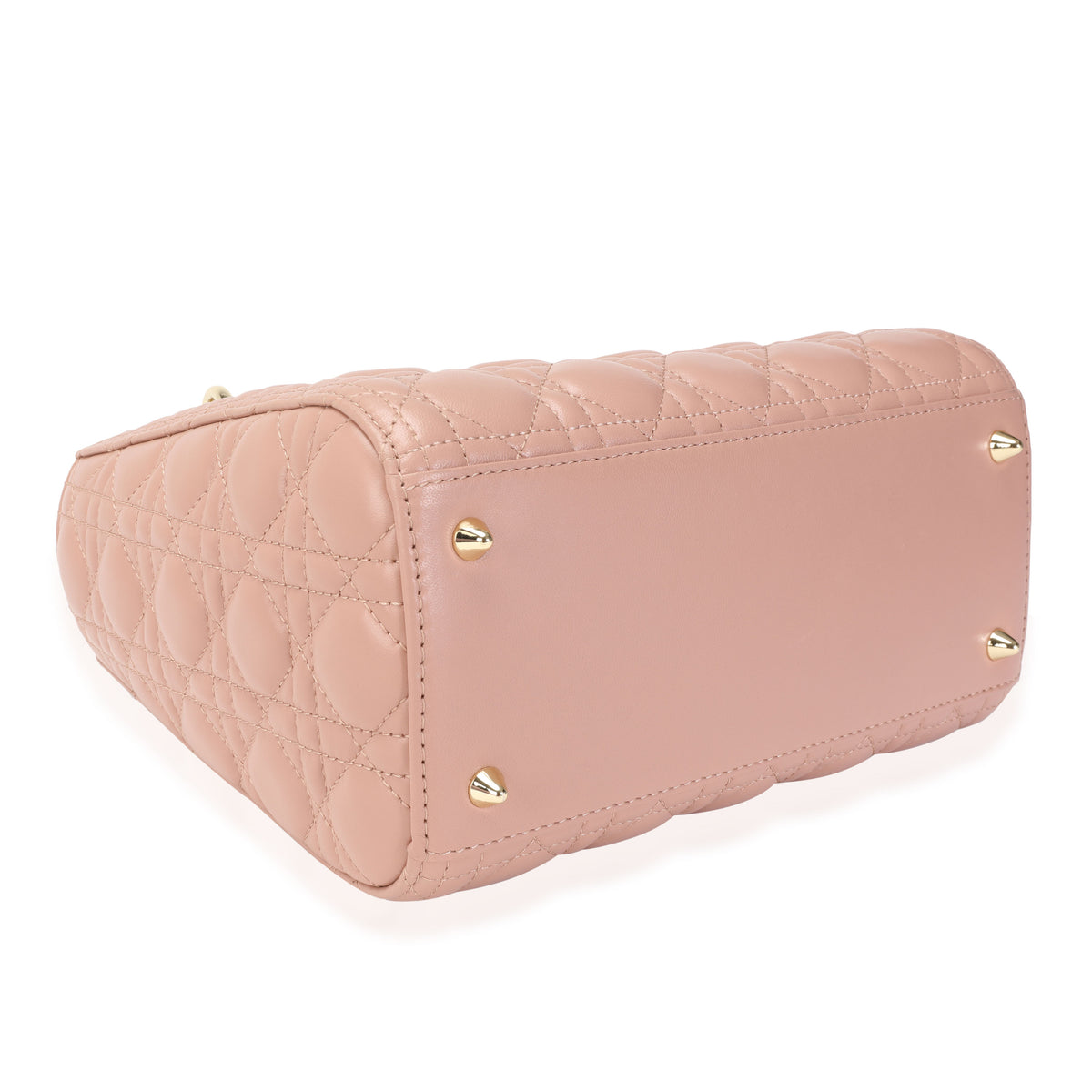 Dior Blush Cannage Calfskin Leather Medium Ultramatte Lady Dior Bag   RETYCHE