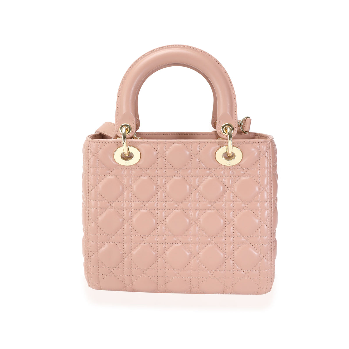 Medium Lady Dior Bag Blush Cannage Lambskin