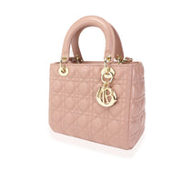 Dior Blush Cannage Lambskin Medium Lady Dior Bag