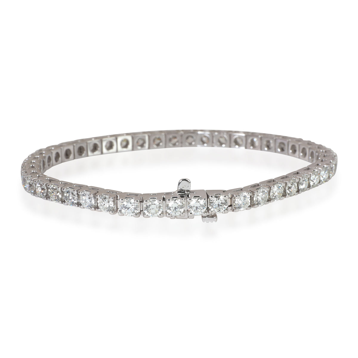 Diamond Tennis Bracelet in 14kt White Gold 6.75 CTW