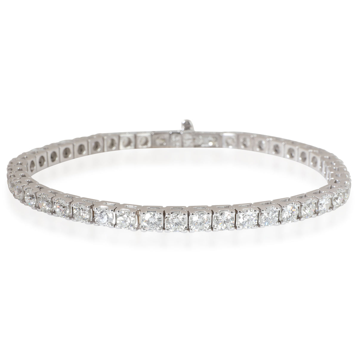 Diamond Tennis Bracelet in 14kt White Gold 6.75 CTW