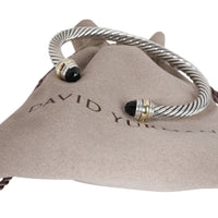 David Yurman Cable Classics Onyx Bracelet in 14K Yellow Gold/Sterling Silver