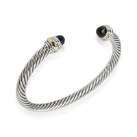 David Yurman Cable Classics Onyx Bracelet in 14K Yellow Gold/Sterling Silver