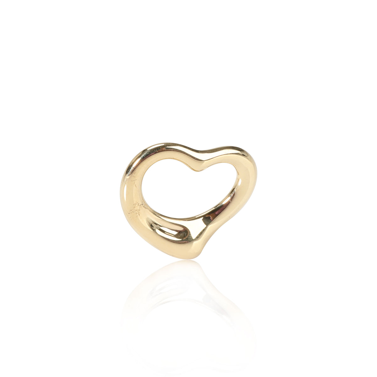 Tiffany & Co. Elsa Peretti Open Heart Pendant in 18K Yellow Gold