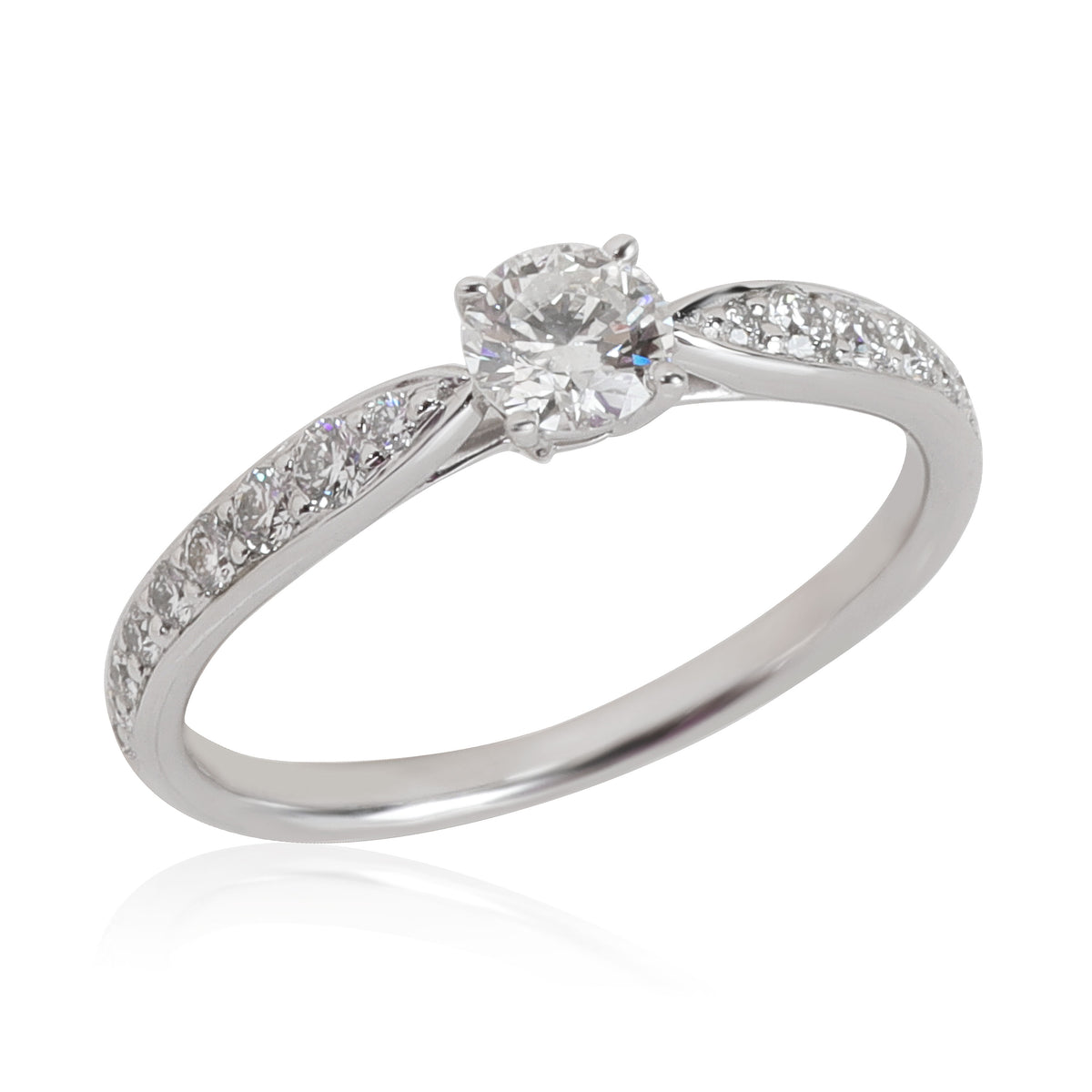 Tiffany & Co. Harmony Diamond Engagement Ring in Platinum F VS1