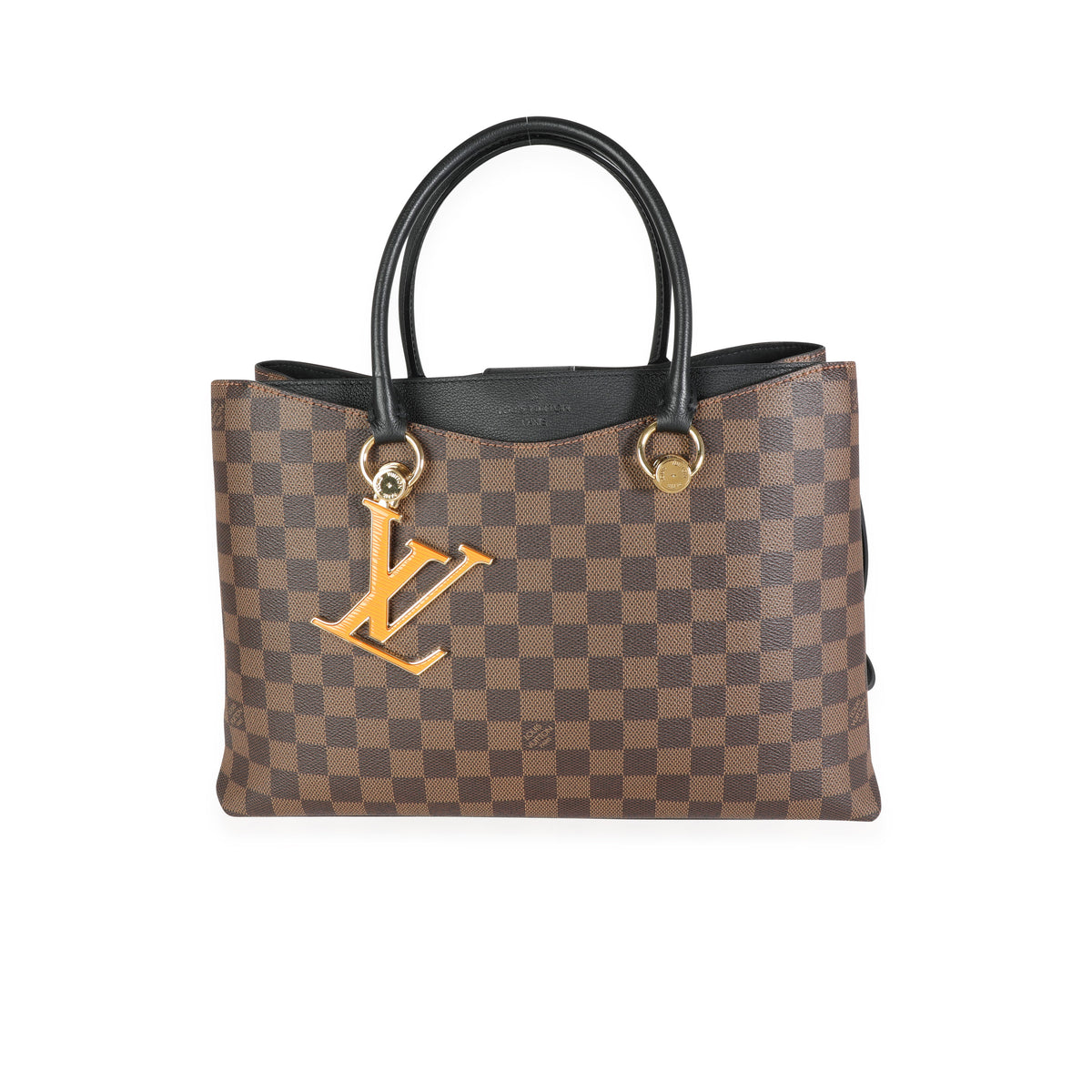 Louis Vuitton - LV Riverside Damier Ebene Canvas & Taurillon Leather