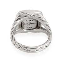 David Yurman Albion Diamond & Black Onyx Ring in  Sterling Silver