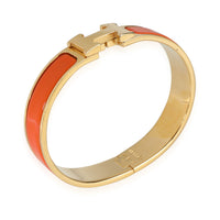 Hermès Clic H Bracelet in  Gold Plated