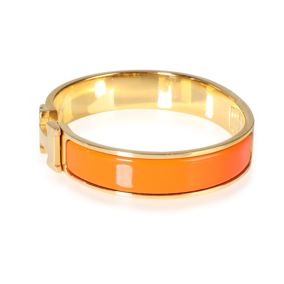 Hermès Clic H Bracelet in  Gold Plated