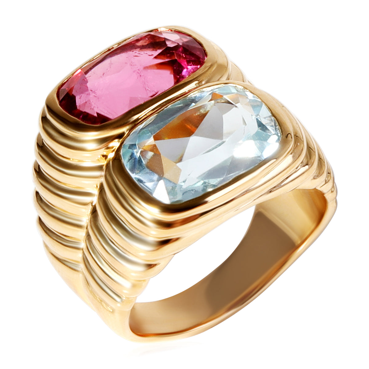 Bulgari Doppio Fashion Ring in 18K Yellow Gold