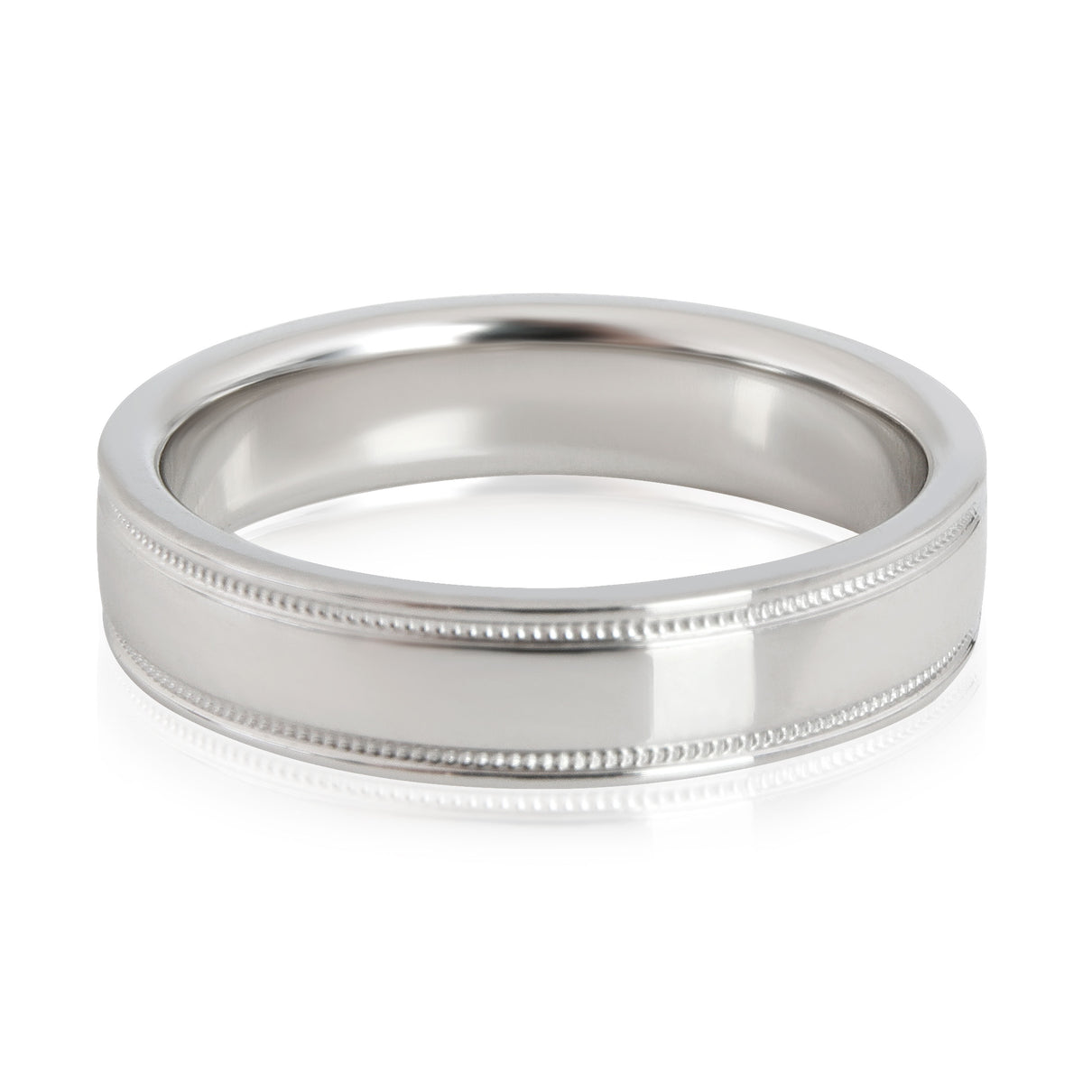 Tiffany & Co. Tiffany Together Double Milgrain Band in Platinum