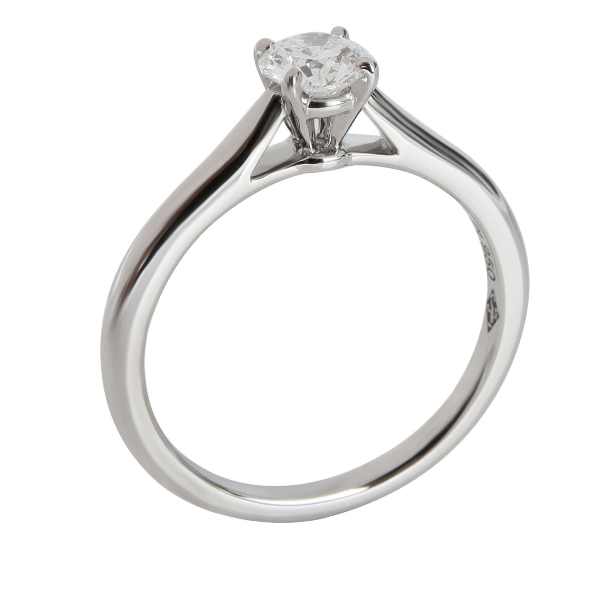 Cartier 1895 Diamond Engagement Ring in Platinum E VVS2 0.36 CTW