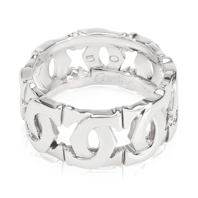 Cartier Entrelace Band in 18kt White Gold