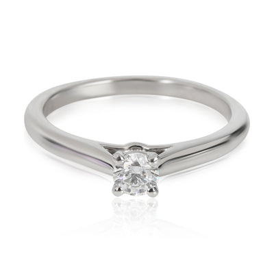 Cartier 1895 Solitaire Diamond Engagement Ring in  Platinum E IF 0.23 CTW