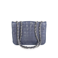 Chanel Navy Leather & Crochet Square Quilt Reissue Flap Bag