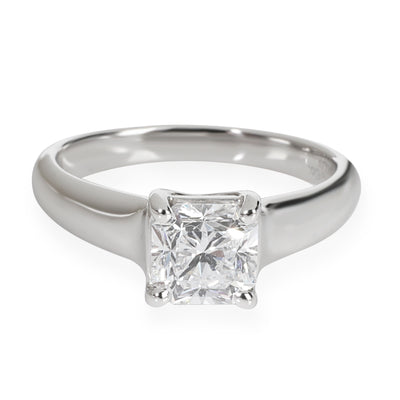 Tiffany & Co. Lucida Diamond Engagement Ring in 950 Platinum D VVS1 1.12 CTW