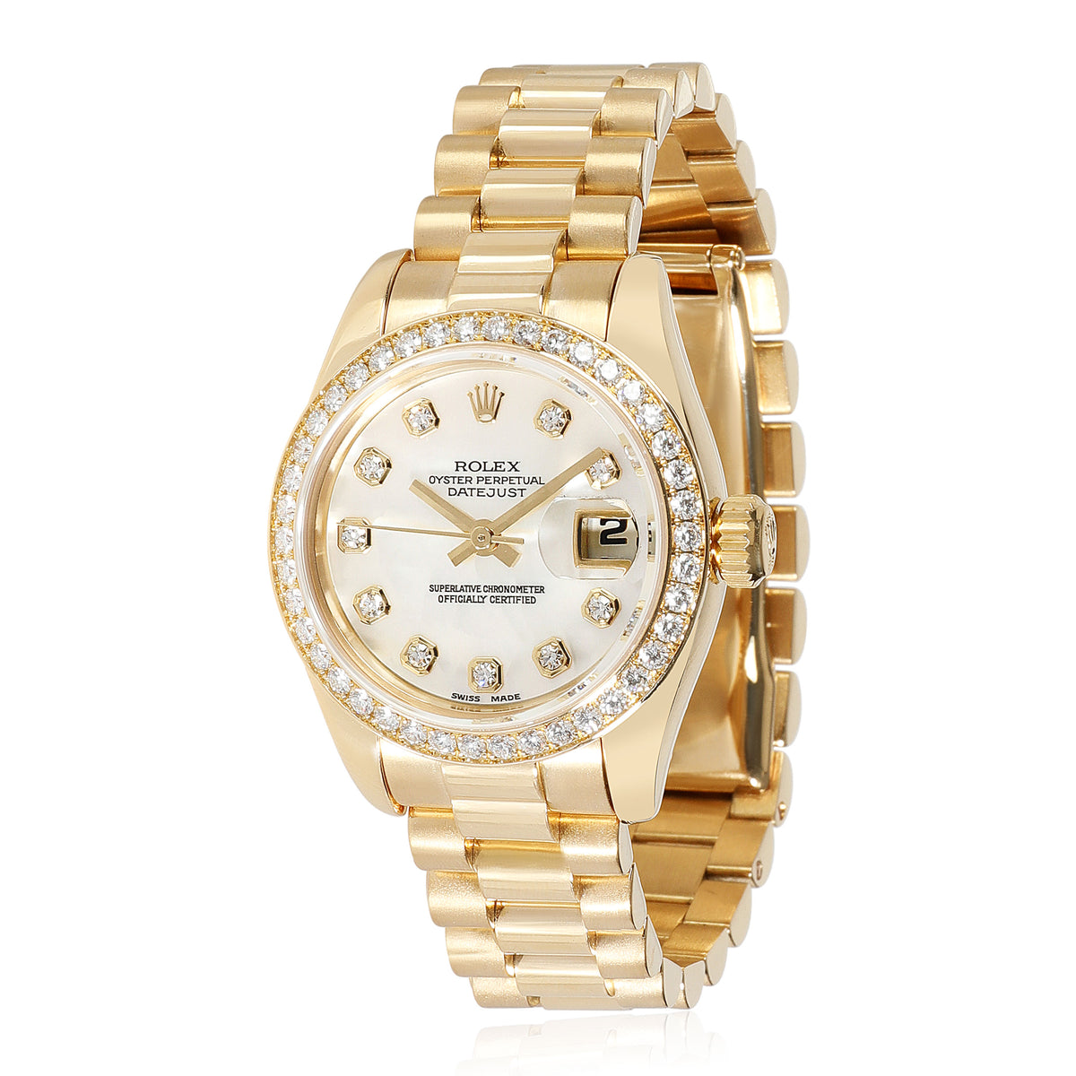 Rolex Datejust 179138 Women's Watch in 18kt Yellow Gold