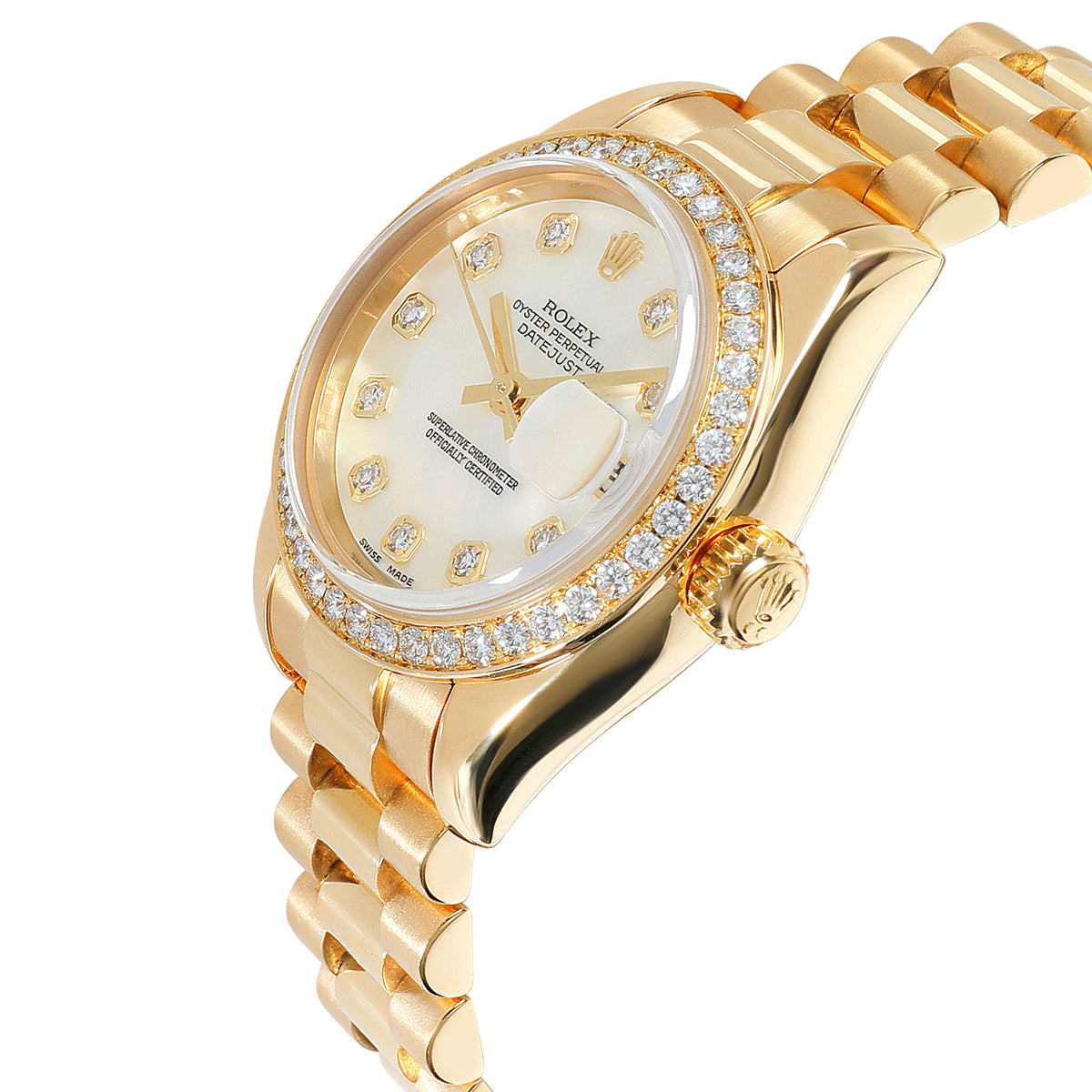 Rolex Datejust 179138 Women's Watch in 18kt Yellow Gold