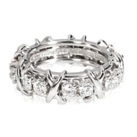 Tiffany & Co. Schumberger Diamond Ring in 950 Platinum 1.14 CTW