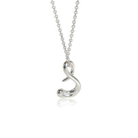 Tiffany & Co. Elsa Peretti Letter S Pendant in  Sterling Silver