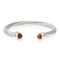 David Yurman Cable Classics Citrine Bracelet in 14k Gold/Sterling