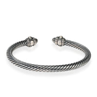 David Yurman Renaissance Diamond Cuff in  Sterling Silver 0.1 CTW