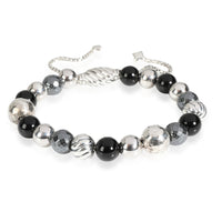 David Yurman Elements Onyx & Hematite Bracelet in  Sterling Silver