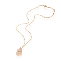 Hermès Amulettes Diamond Pendant in 18K Yellow Gold 0.29 CTW