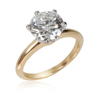 Tiffany & Co. Diamond Engagement Ring in 18K Yellow Gold/Platinum I VS1 2.34 CTW