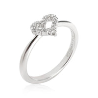 Tiffany & Co. Heart Diamond Ring in Platinum 0.06 CTW