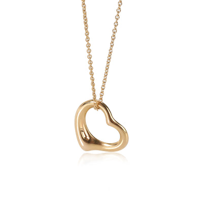 Tiffany & Co. Elsa Peretti Open Heart Pendant in 18K Rose Gold