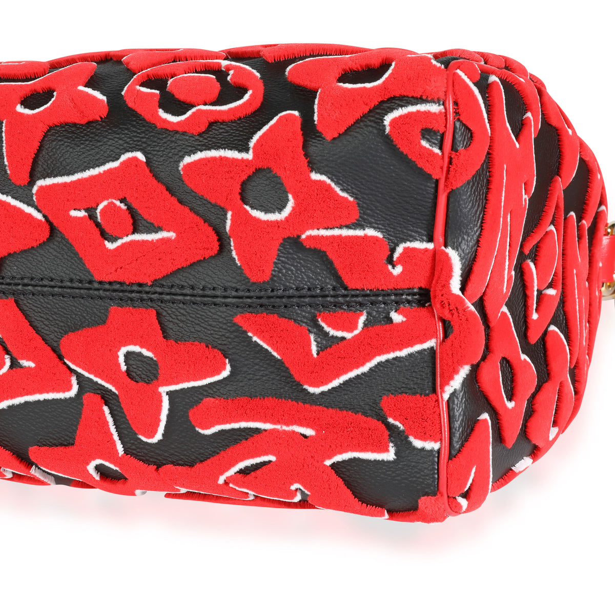 Louis Vuitton x Urs Fischer Limited Black and Red Tufted Monogram