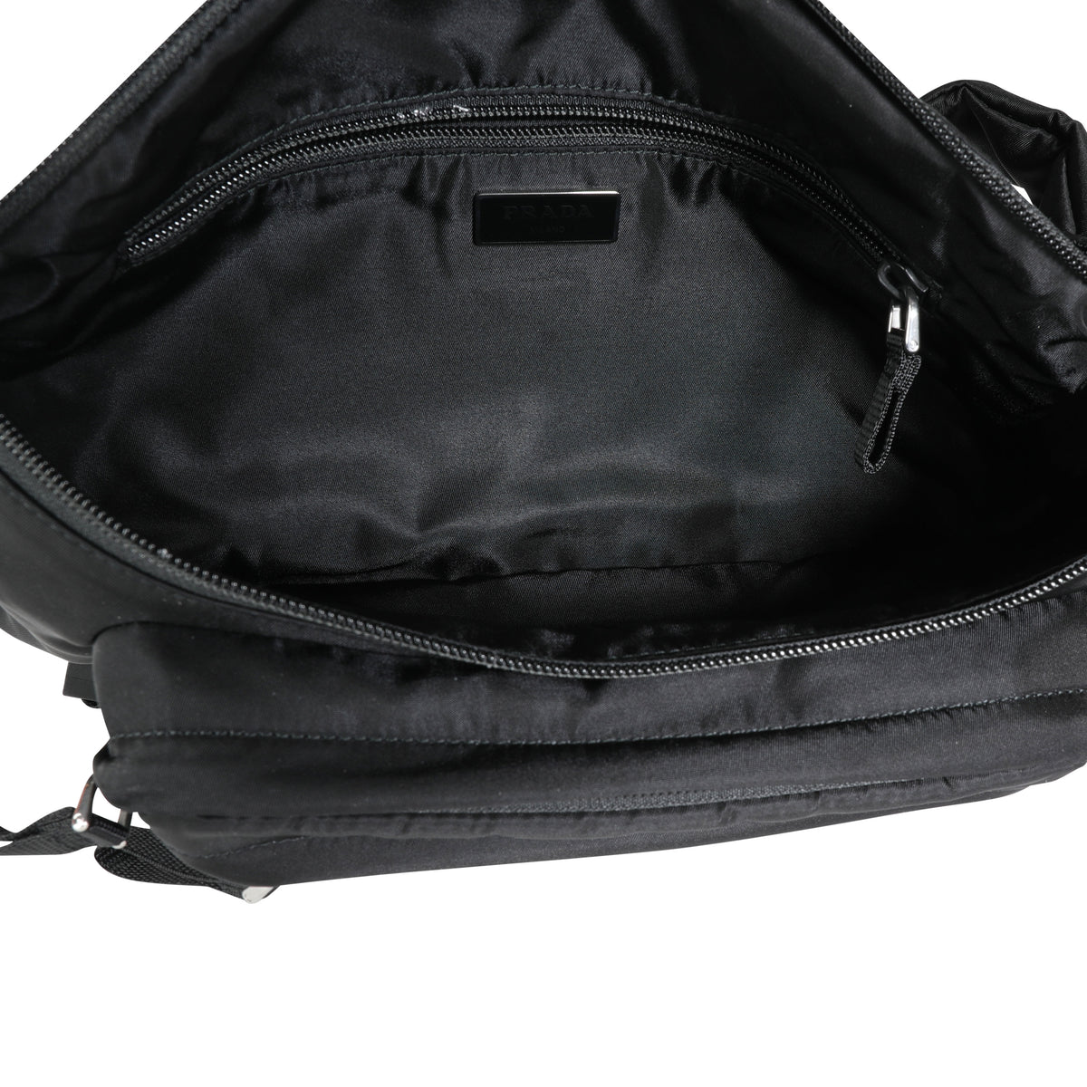 Prada Zip Waist Bag Tessuto Medium - ShopStyle