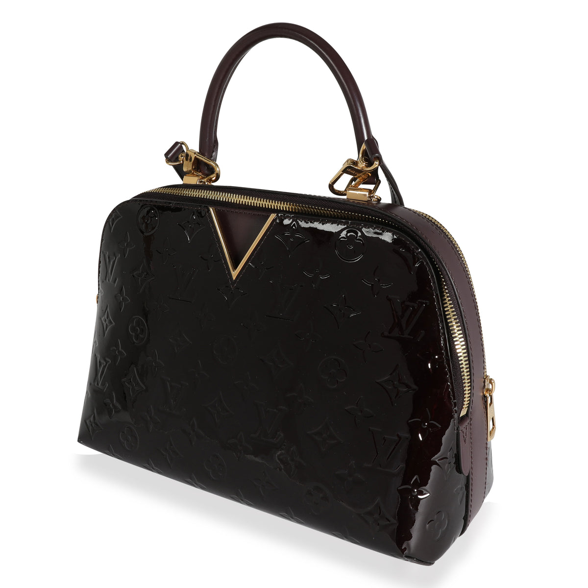 Louis Vuitton Amarante Monogram Vernis Melrose Bag