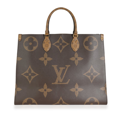 Louis Vuitton Monogram & Monogram Reverse Canvas Onthego GM