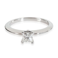 Tiffany & Co. Diamond Engagement Ring in Platinum F VS2 0.45 CTW