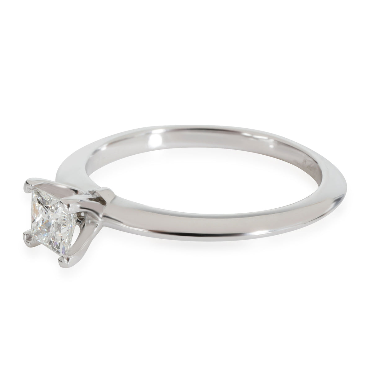 Tiffany & Co. Diamond Engagement Ring in Platinum F VS2 0.45 CTW