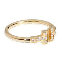 Tiffany & Co. T Diamond Fashion Ring in 18k Yellow Gold 0.13 CTW