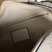 M45394 new cream this Petite Malle Souple handbag is made of embossed  Monogram Empreinte leather with detachable wide shoulder strap, top handle  and, By GuNong Trade