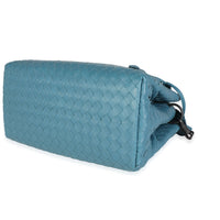 Bottega Veneta Turquoise Intrecciato Small Roma Tote