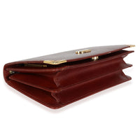 Gucci Vintage Accessory Collection Burgundy Leather Clutch