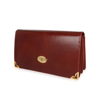 Gucci Vintage Accessory Collection Burgundy Leather Clutch