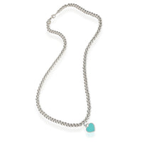 Tiffany & Co. Return To Tiffany Blue Enamel Necklace in  Sterling Silver